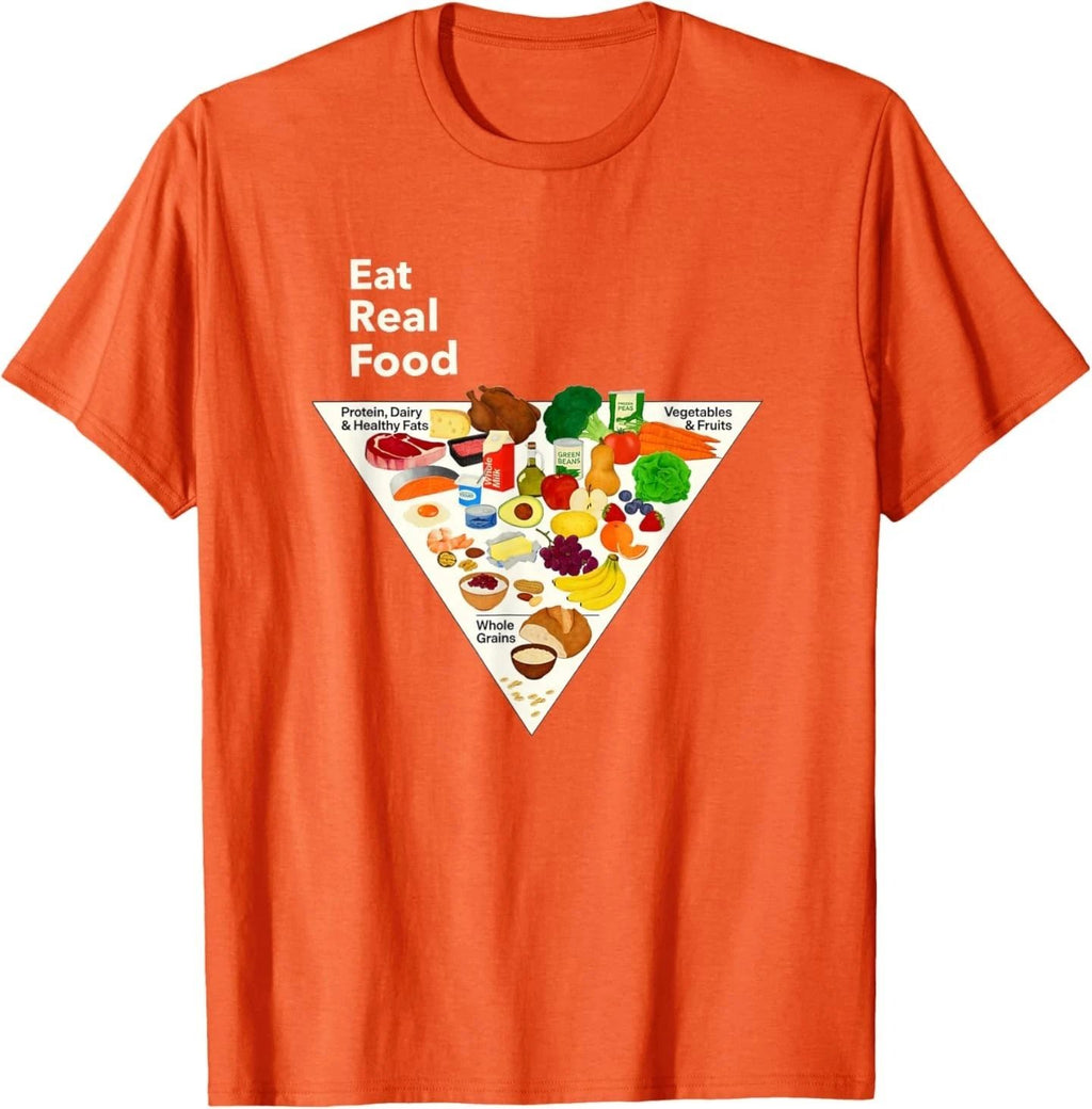 Eat Real Food New Food Pyramid 2026 Unisex