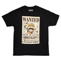 Anime Pirate Wanted Poster Graphic Cotton Unisex Streetwear Tee Unisex
