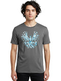 Crystal-Phoenix-1 Mens Graphic Tee, 100% Cotton, Casual Summer Wear Unisex