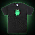 Android Mobile Phone Galaxy Pixel iphone Robot Glow in the Dark Unisex