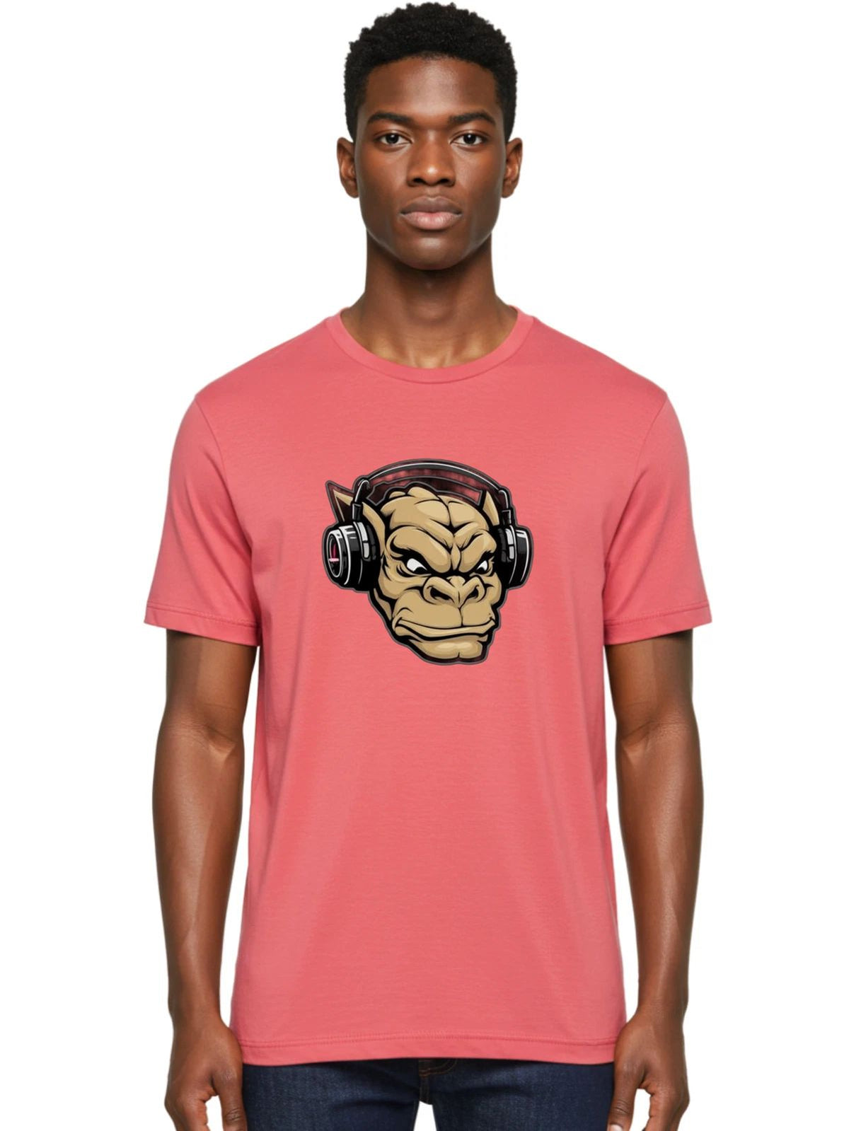 Goblin-Headphones-1 Mens Graphic Tee, 100% Cotton, Casual Summer Wear Unisex