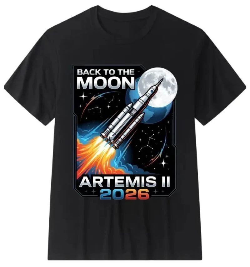 Artemis 2 Launch Back to The Moon 2026 NASA Space Mission For Men Women Unisex