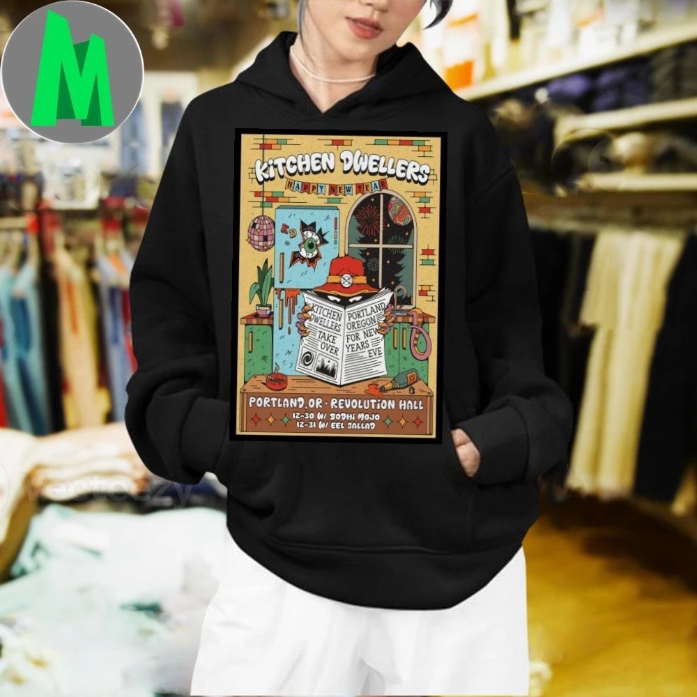 Kitchen Dwellers NYE 2025 Shows In Portland OR Poster Shirt Unisex