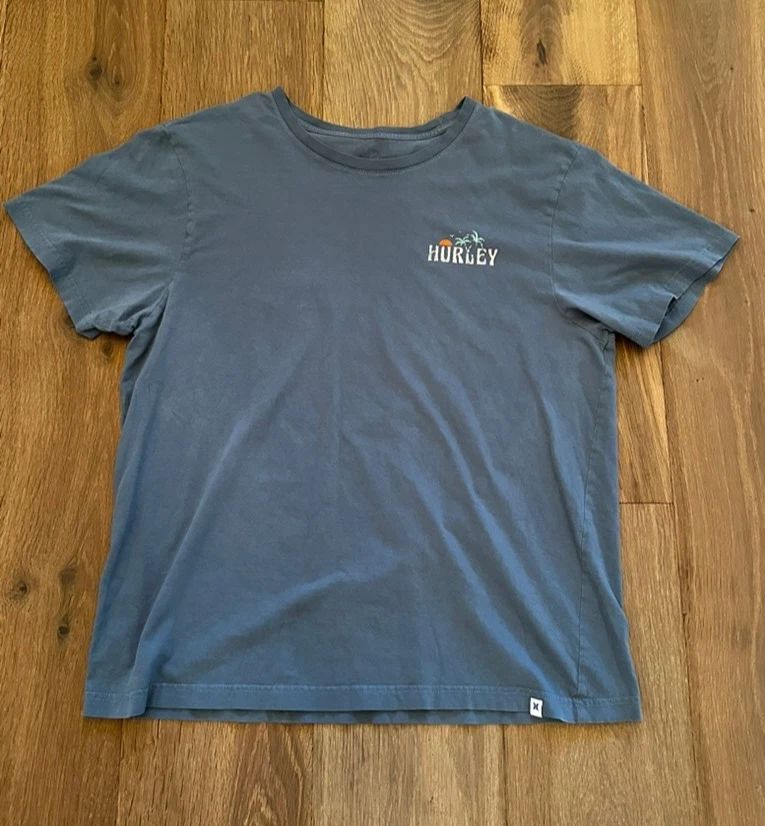 VTG Hurley Supply Custom Quality Goods Distressed Blue Mens XL Unisex