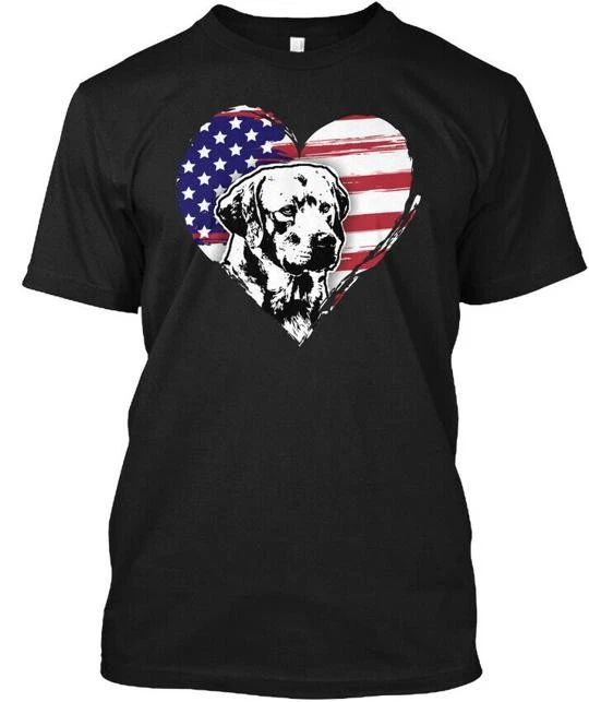 Usa Flag A Patriot Retriever Dog Lover Made in the USA Size S to 5XL Unisex