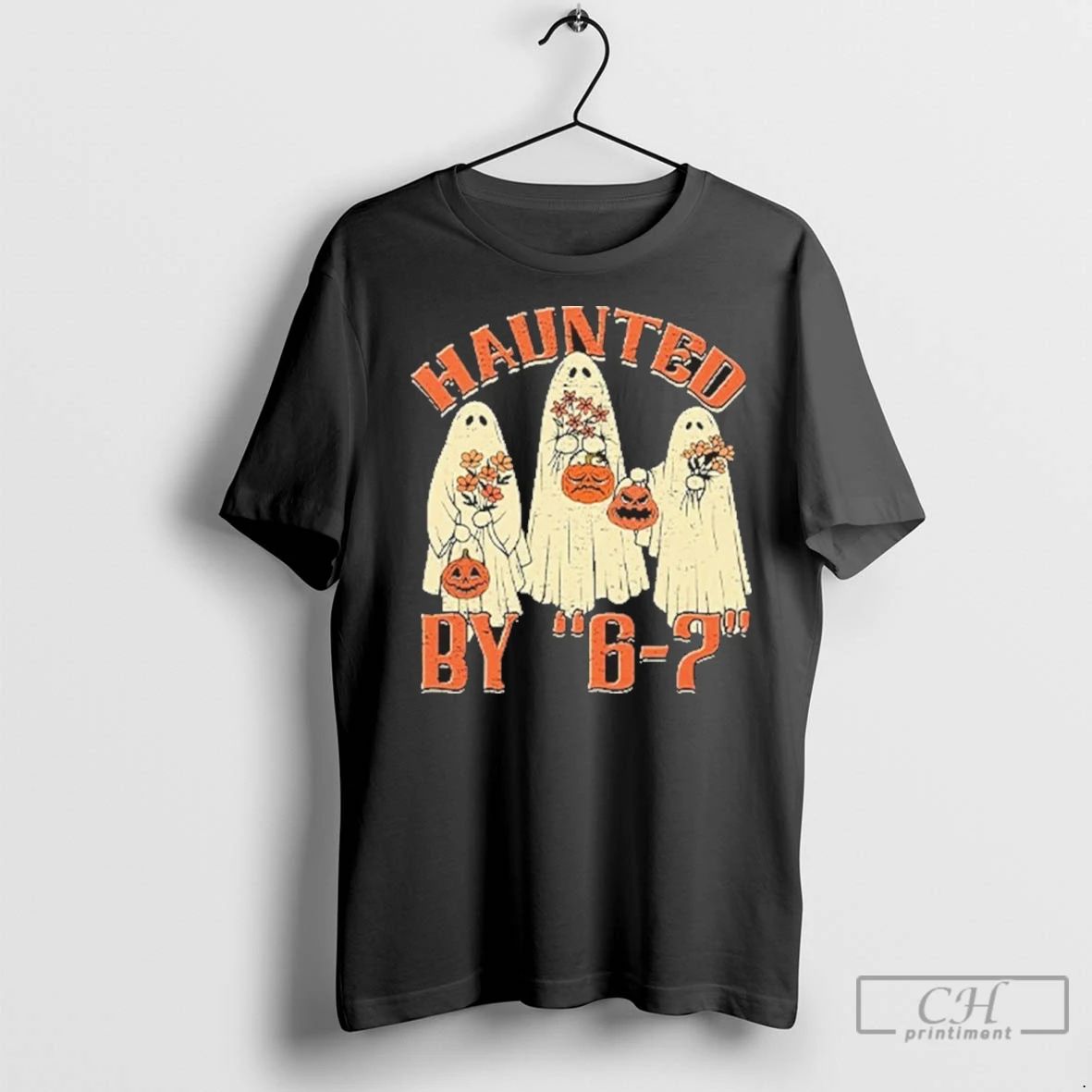 Premium Haunted By 6 7 Meme Halloween Unisex