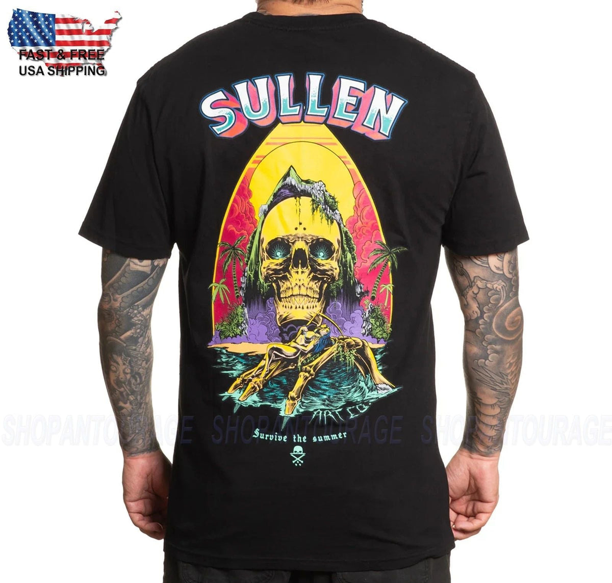Sullen Art Collective Survival Premium Fit SCM6606 Short Sleeve For Men Unisex