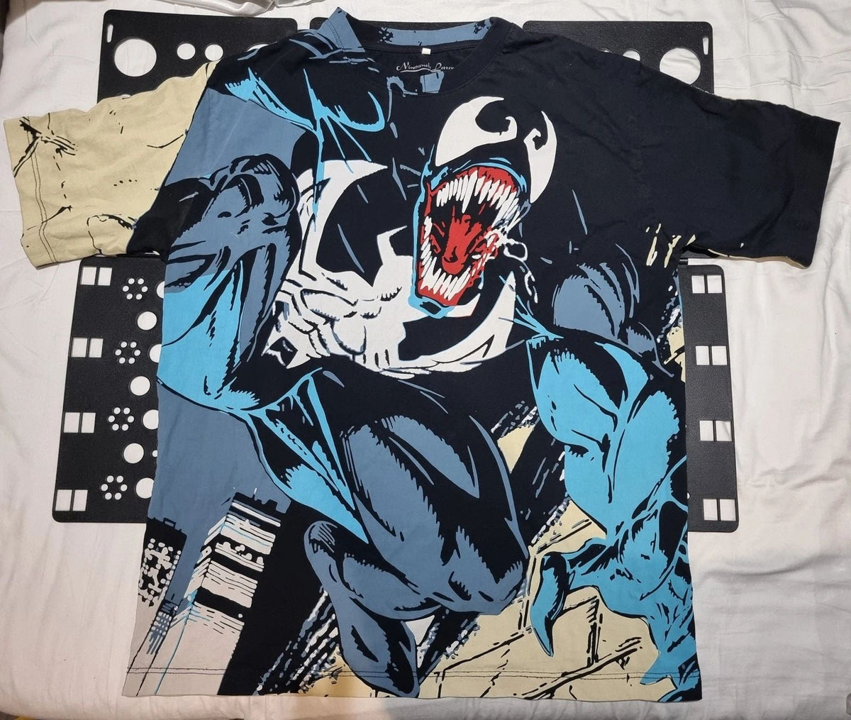 Venom Shirt (All Over Print F/B) Custom shirt by Nineteenth Letter Size: Large Unisex