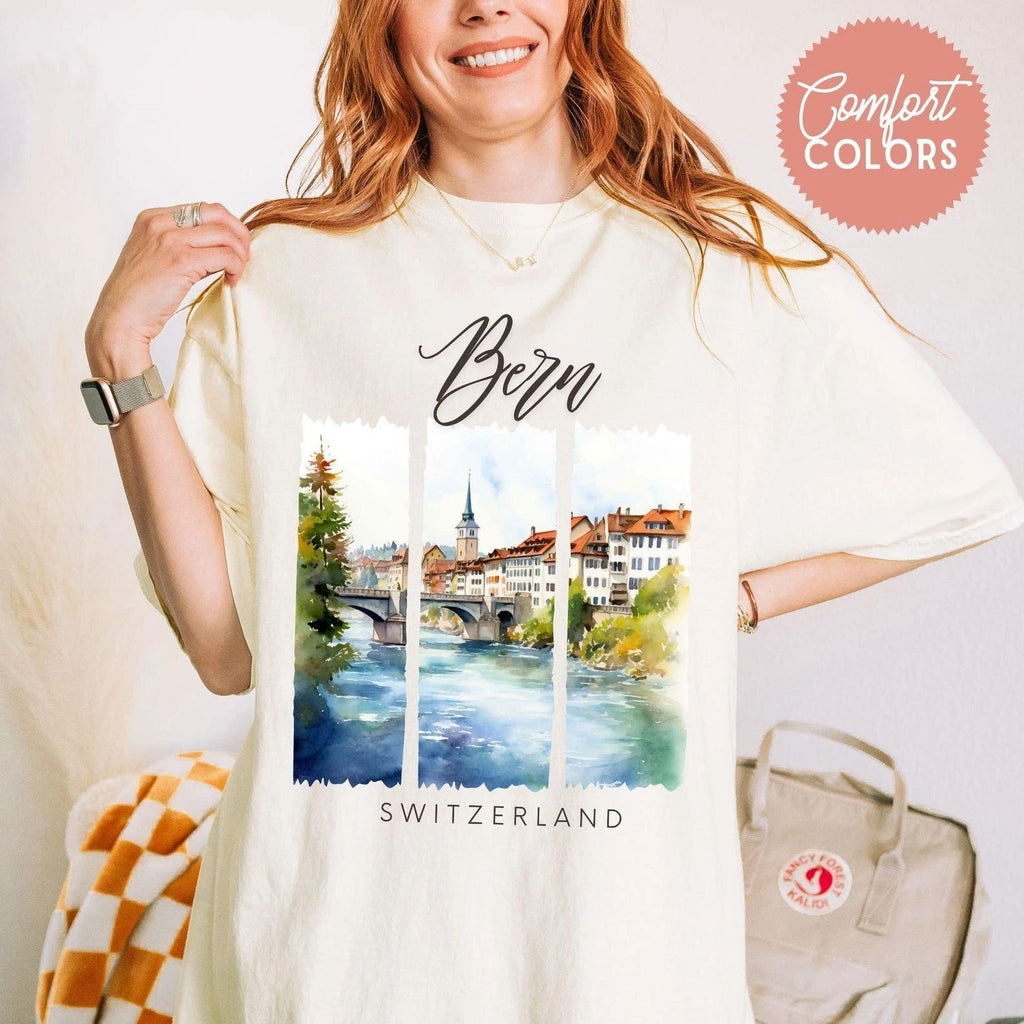 Bern Travel Gift for Switzerland Trip Lovers Souvenir Tee Unisex
