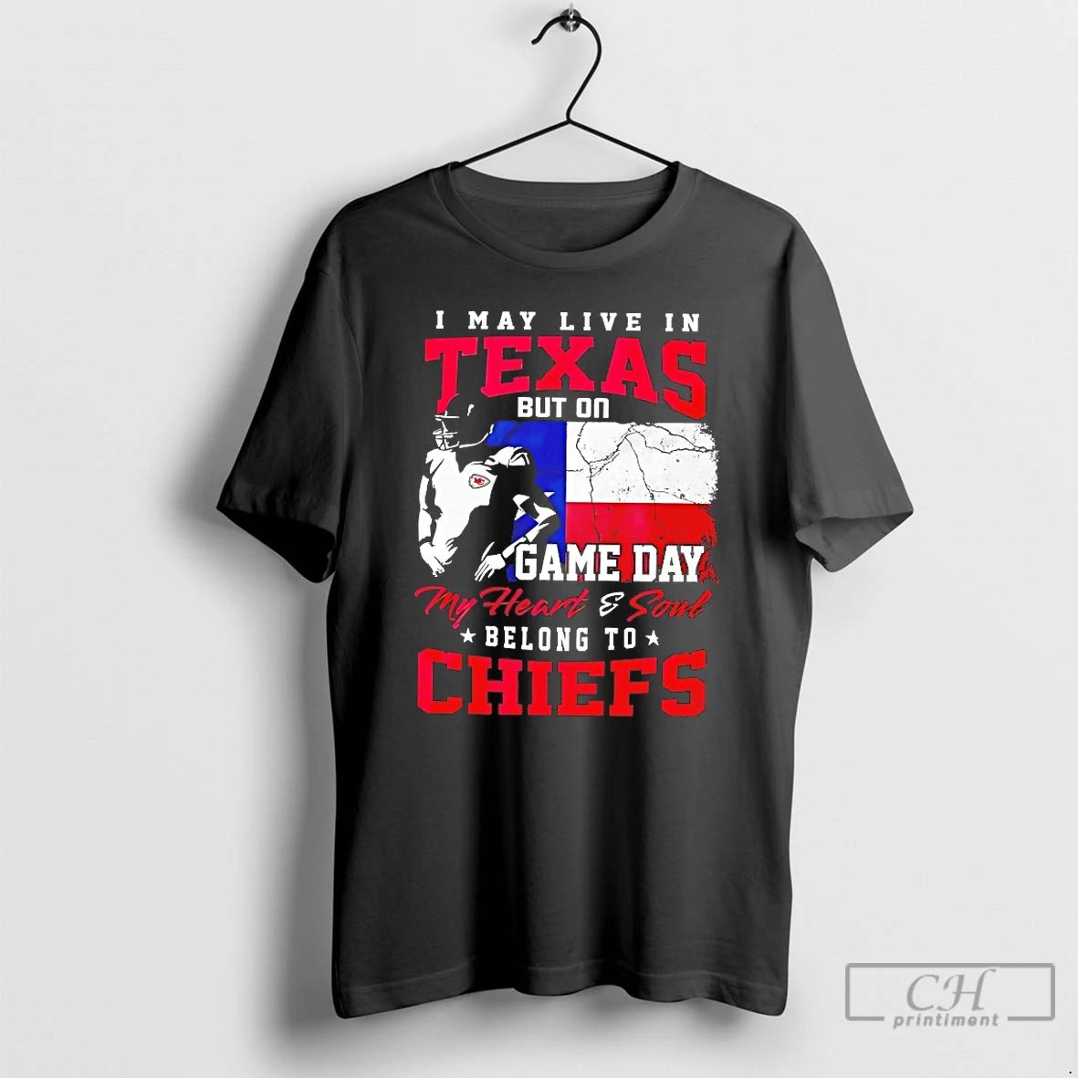 Classic I May Live In Texas But On Game Day My Heart And Soul Belong Unisex