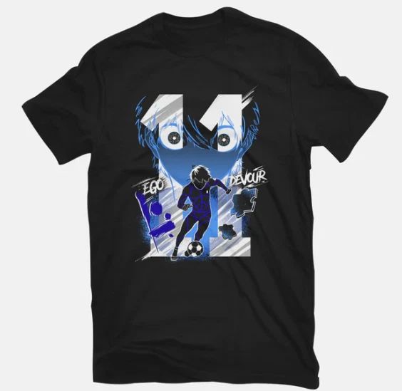 Yoichi Isagi , color Black from TeeFury labels from size S to 5 XL Unisex