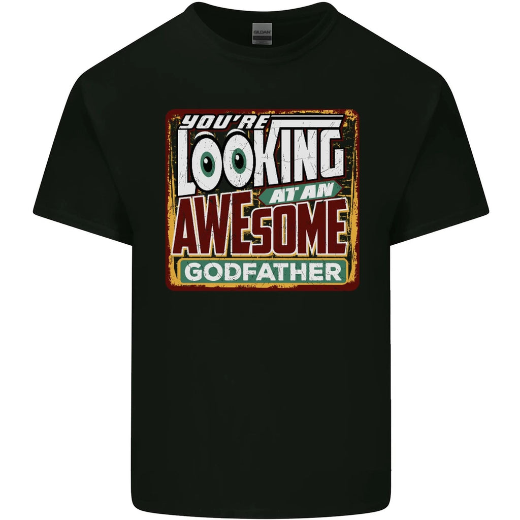 An Awesome Godfather Mens Light Cotton Unisex