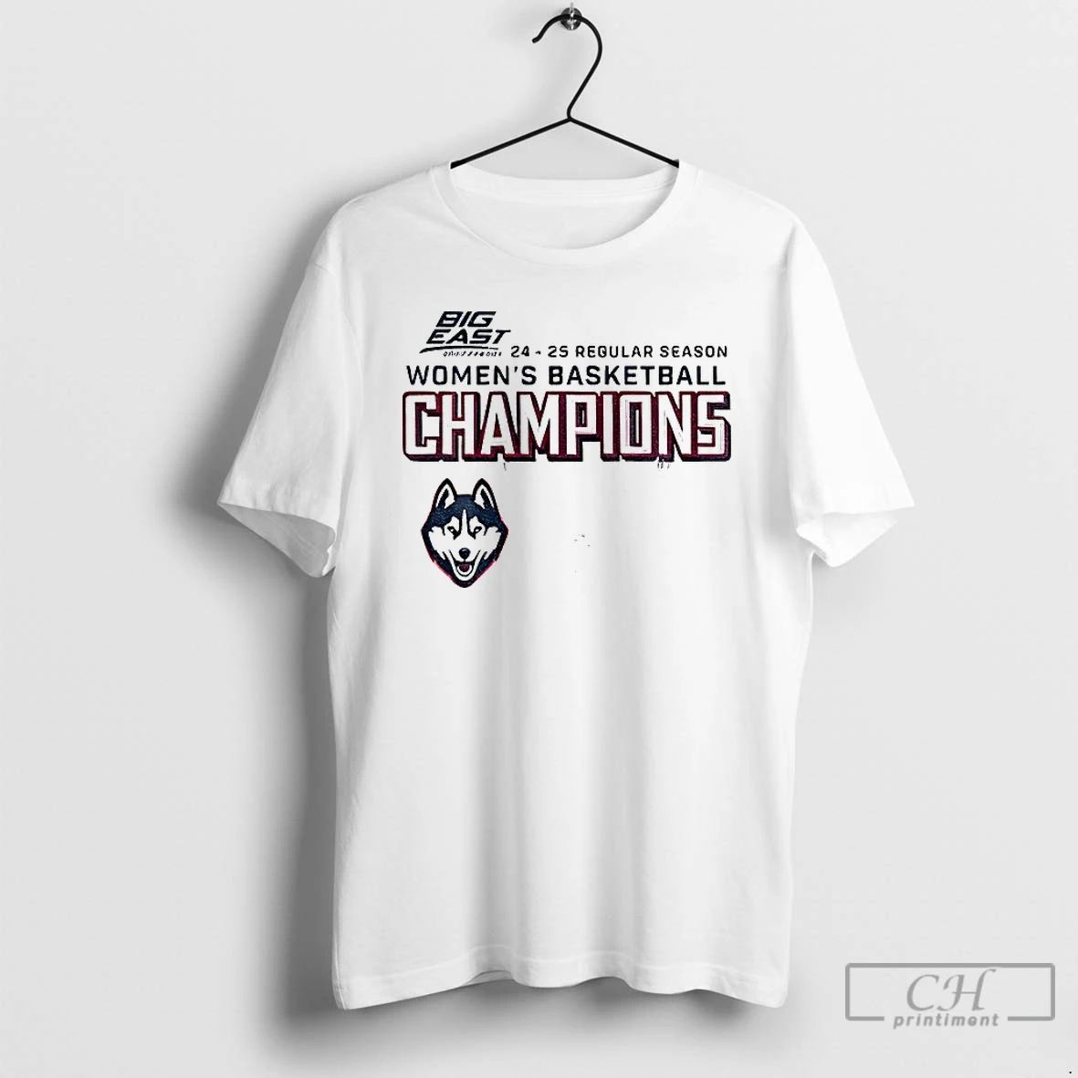 Premium Uconn Womens Basketball Nba 2024 25 Big East Wbb Tournament Champions T Shirts Unisex