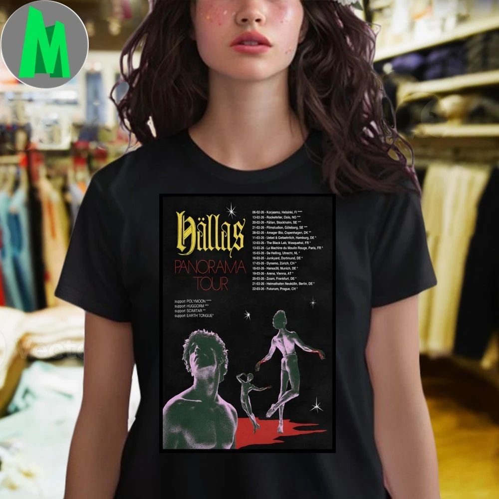 Hällas Panorama 2026 Shows Poster Shirt Unisex