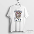Classic Minnesota Lynx Team Caricature T Shirts Unisex