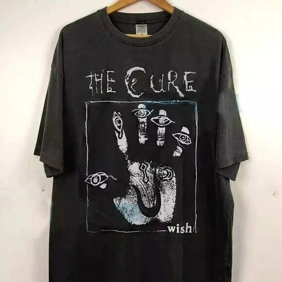 Vintage 90s The Cure , Classic Retro Concert Black Unisex Shirt S-5XL Unisex