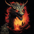 Fantasy Fire Dragon 3 Mens 100% Cotton Unisex