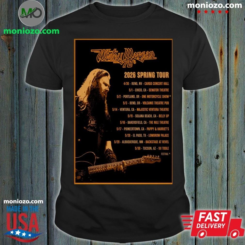 Whitey Morgan Spring 2026 Shoes Poster Shirt – Best Gift for Music Fans Unisex