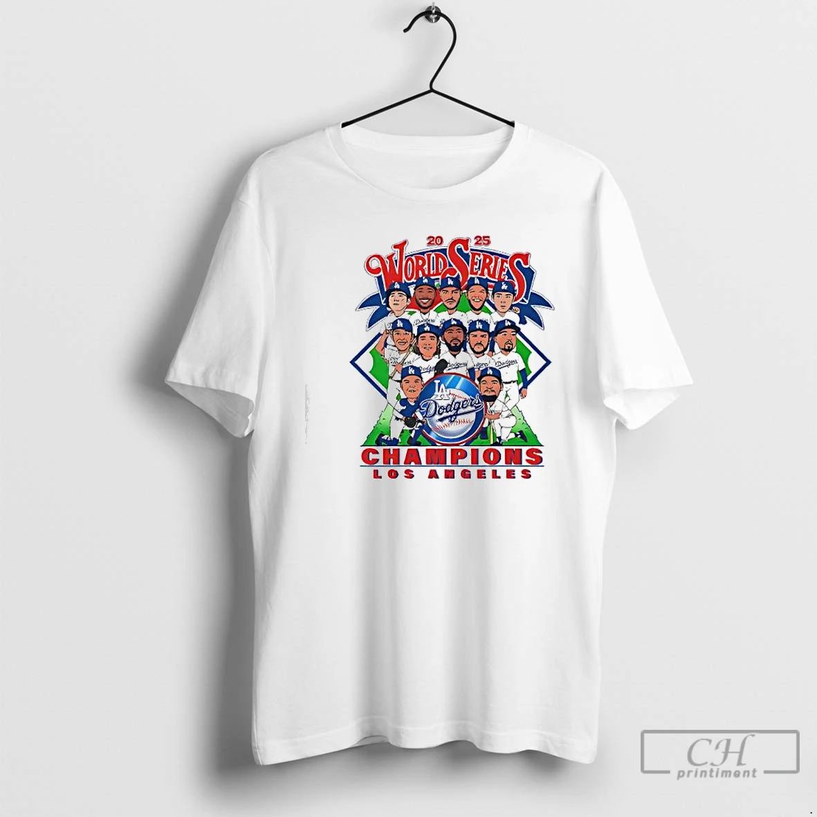 Premium Los Angeles Dodgers World Series Champions 2025 T Shirts Unisex