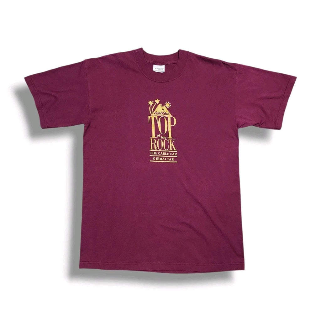 VINTAGE SCREEN STARS TOP OF THE ROCK THE CABLE CAR GIBRALTAR Men's M Unisex