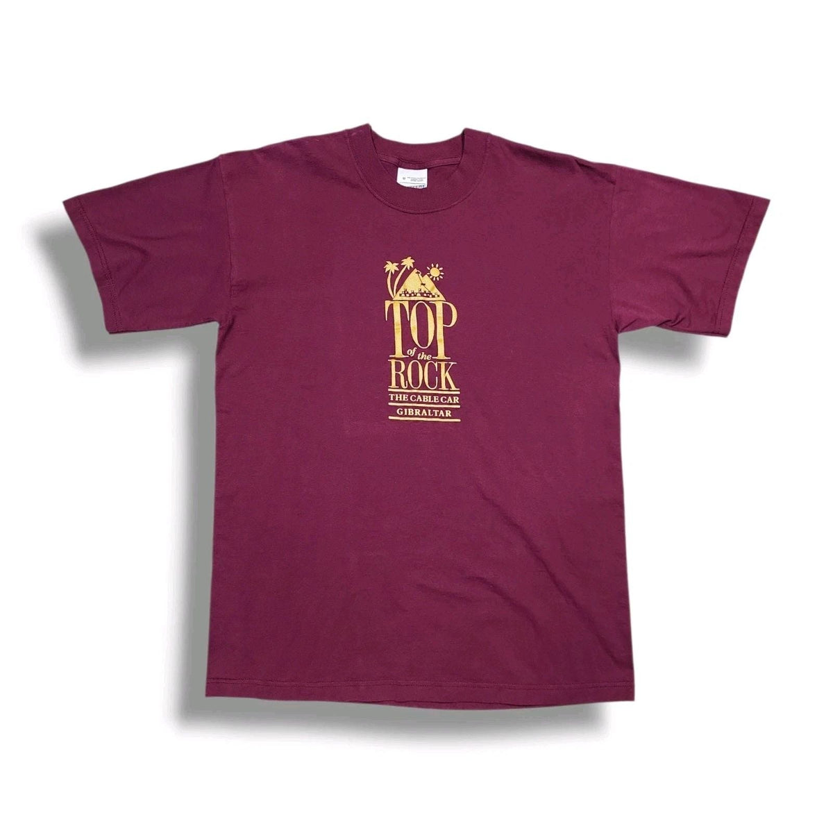 VINTAGE SCREEN STARS TOP OF THE ROCK THE CABLE CAR GIBRALTAR Men's M Unisex