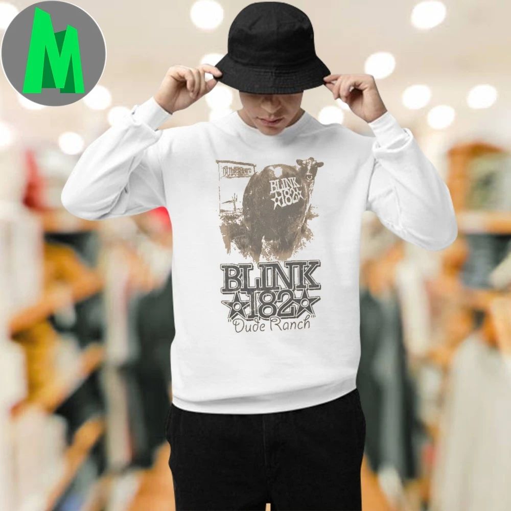 Original Blink 182 Merch Blink-182 Dude Ranch Shirt Unisex