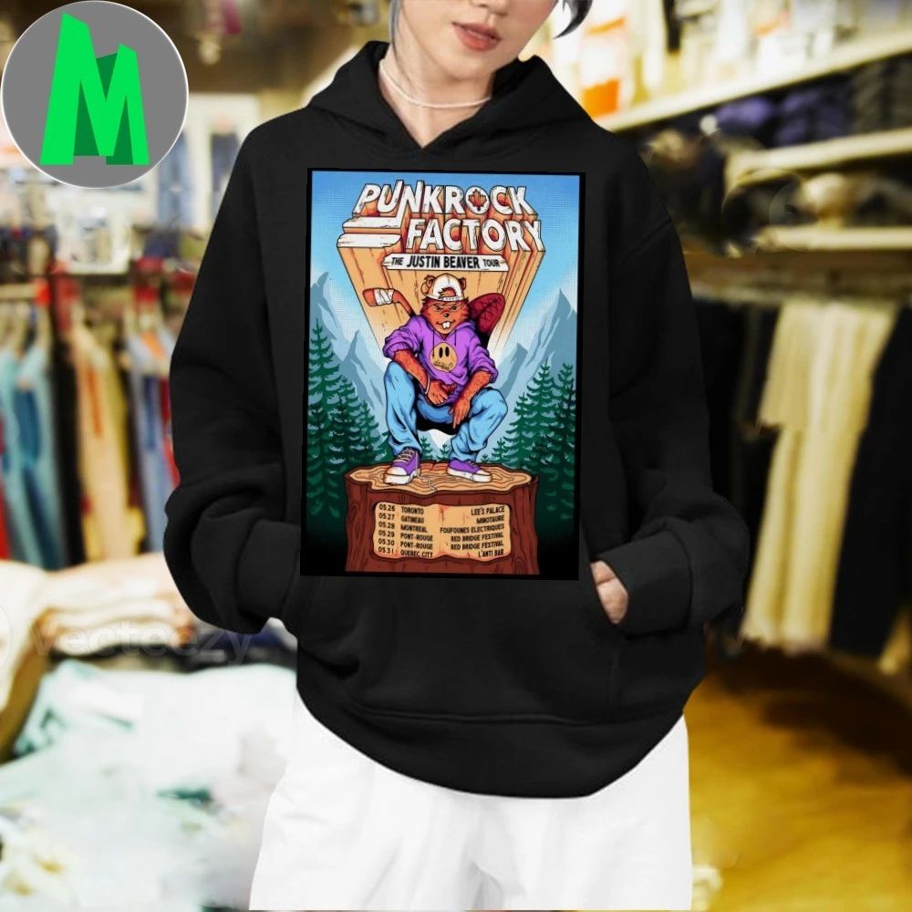 Original Punk Rock Factory The Justin Bieber Tour 26 Poster Shirt Unisex