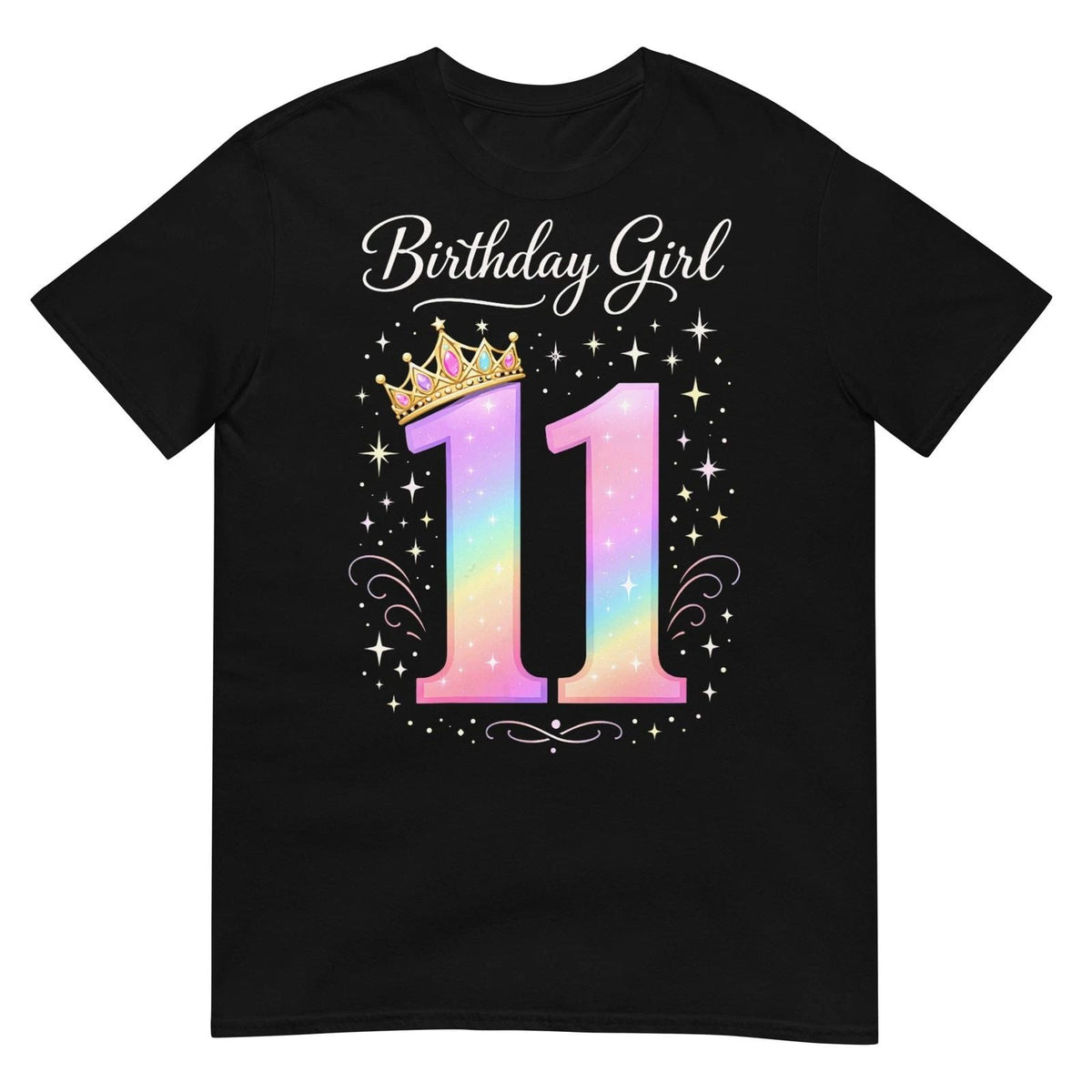 Women's 11th Birthday for Girls Eleven 11 Year Old V-Neck Unisex