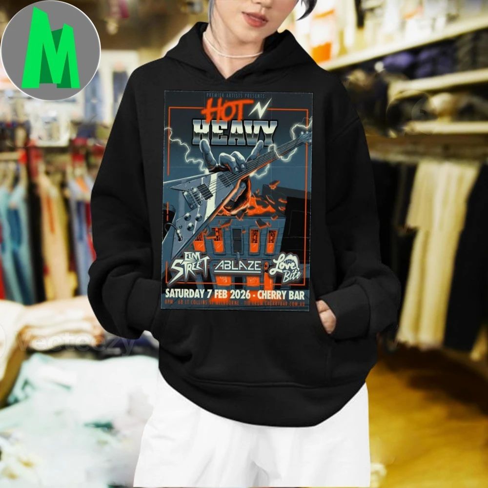 Original Hot N’ Heavy Event Melbourne On Feb 7 2026 Poster Shirt Unisex