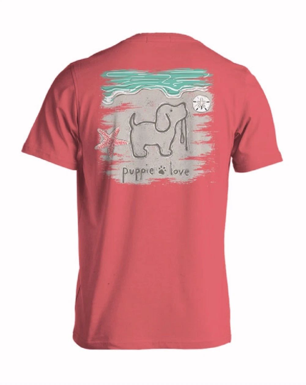Puppie Love Dog Sand Pup Short Sleeve NEW Fast Free Ship Unisex