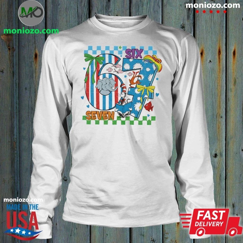 Original Six Seven Cat In The Hat Shirt Unisex