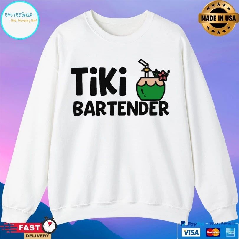 Coconut Drink Tiki Bartender Unisex