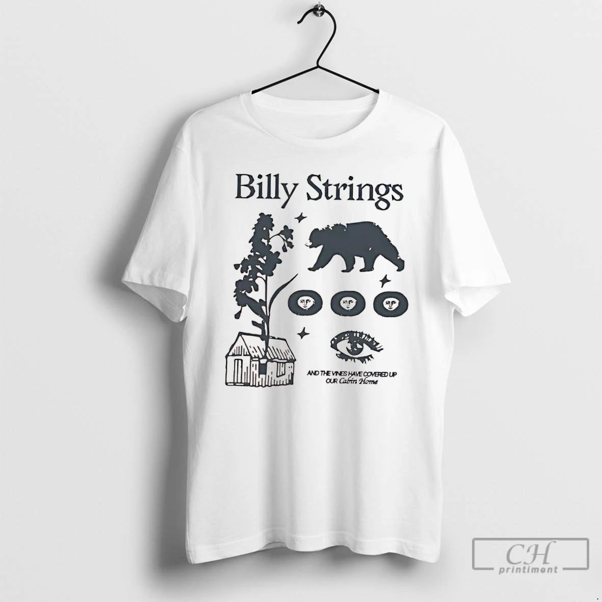 Classic Billy Strings Cabin Artwork T Shirts Unisex