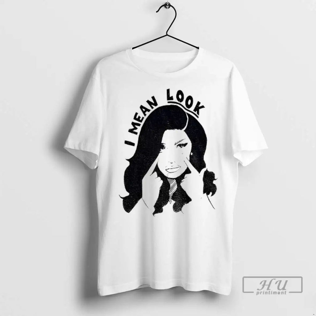 Officials Cardi B I Mean Look Viral Meme Funny Graphic T Shirts Unisex