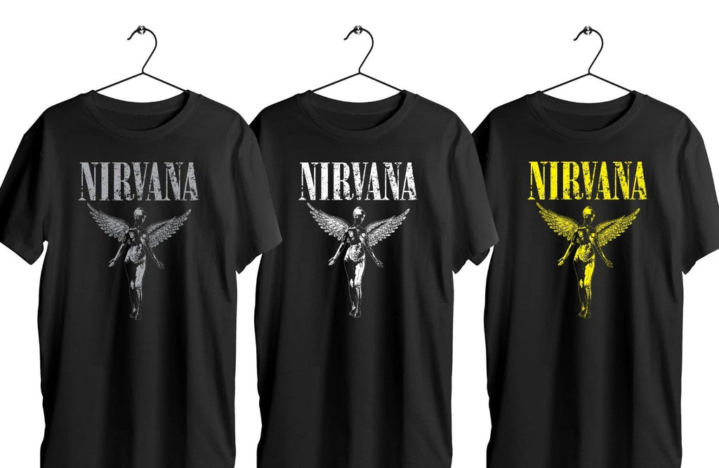 In Utero unisex black made of breathable poly - Rock & Roll Grunge Alte Unisex