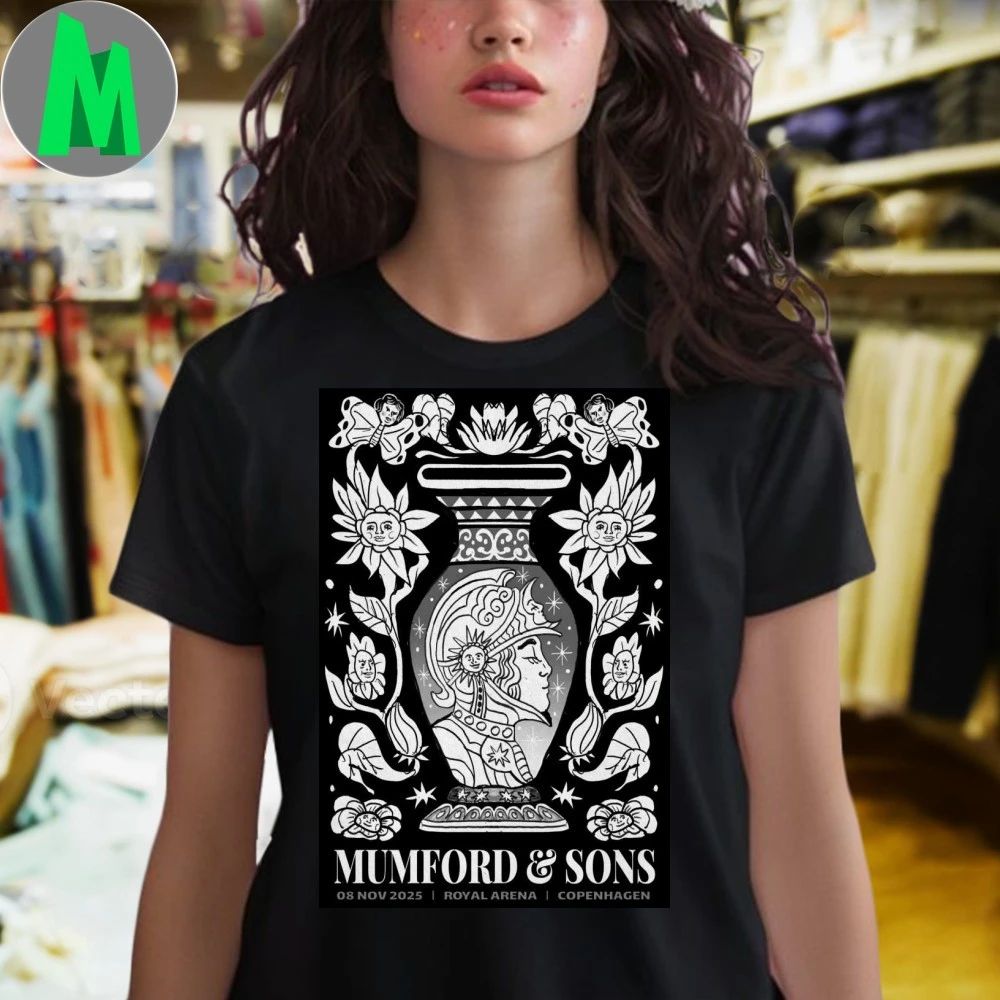 Mumford And Sons In Copenhagen Denmark On Nov 8 2025 Poster Shirt Unisex