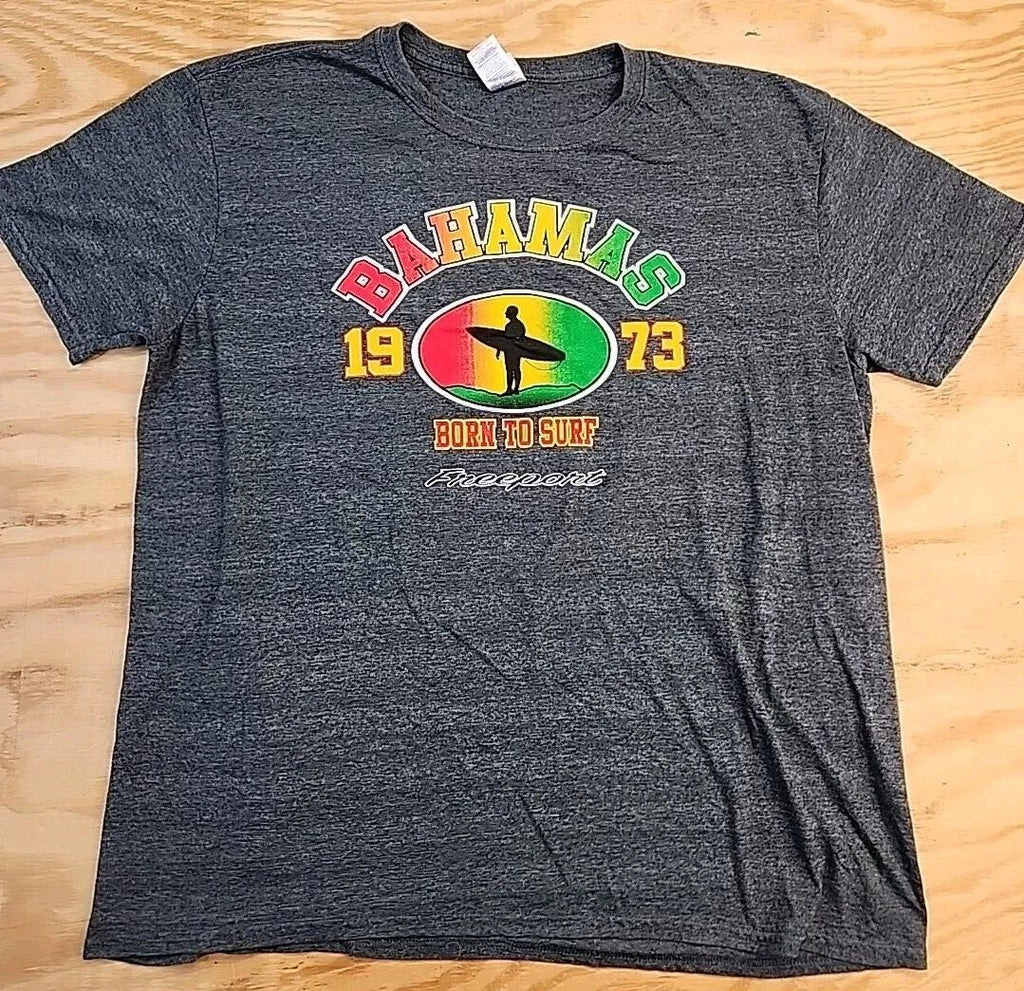 Bahamas Surf Graphics Dark Gray Cotton Mens XL Unisex