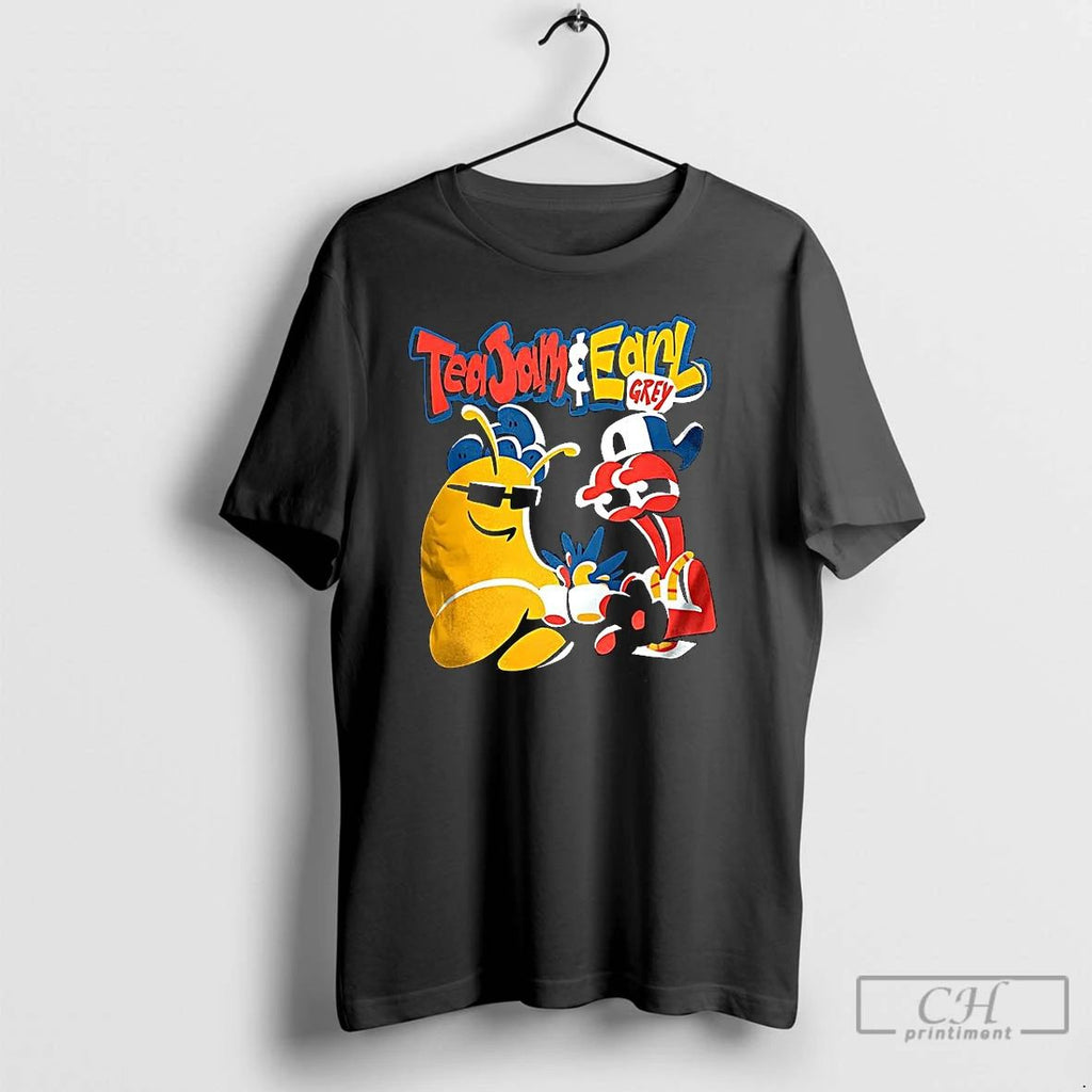 Premium Tea Jam And Earl Grey Classic Video Games Inspired T Shirts Unisex