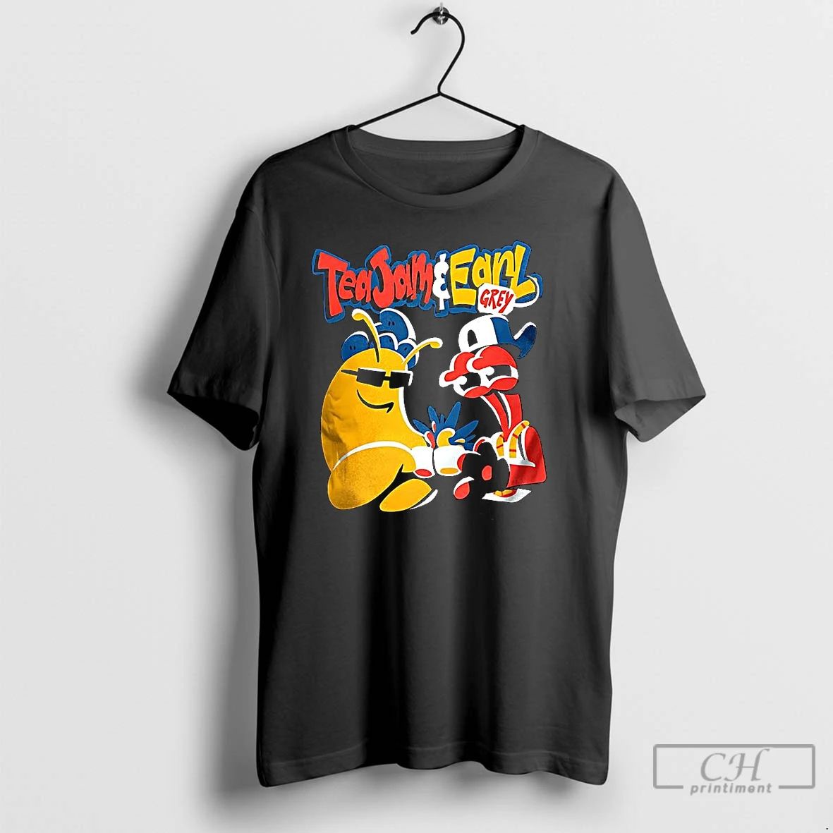 Premium Tea Jam And Earl Grey Classic Video Games Inspired T Shirts Unisex
