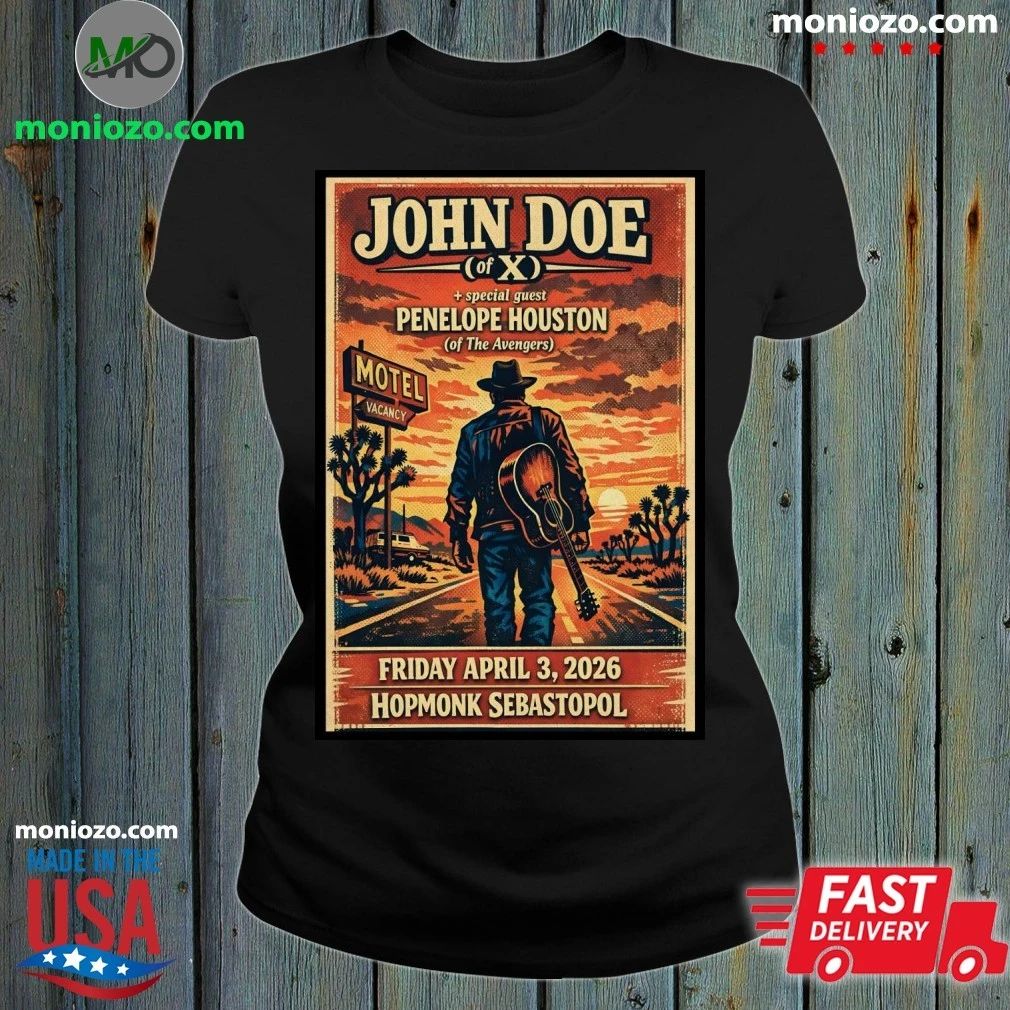 John Doe Sebastopol CA April 3 2026 Poster Shirt Unisex