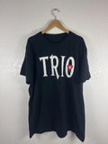Trio Graphic Black – Gothic Logo Design – Short Sleeve Tee Unisex