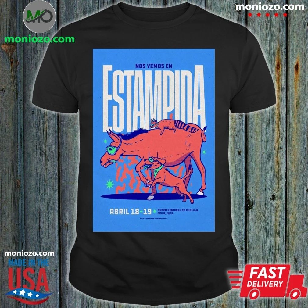 Original Nos vemos en el Festival Estampida Abril 18-19, 2026 Poster Shirt Unisex