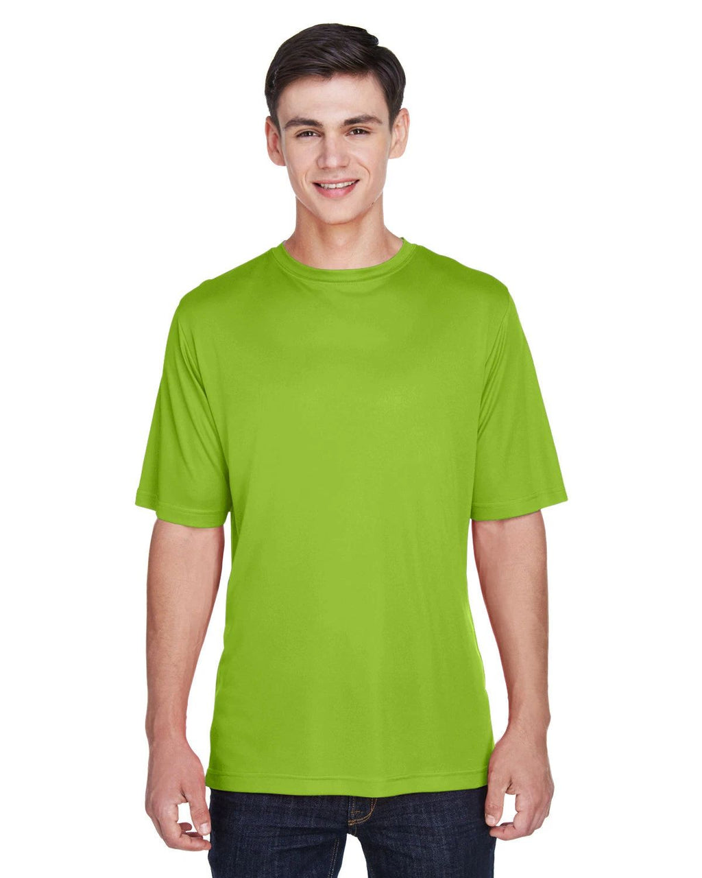 Team 365 TT11 Mens 100% Polyester Tee Zone Performance Stylish Plain T Shirt Unisex