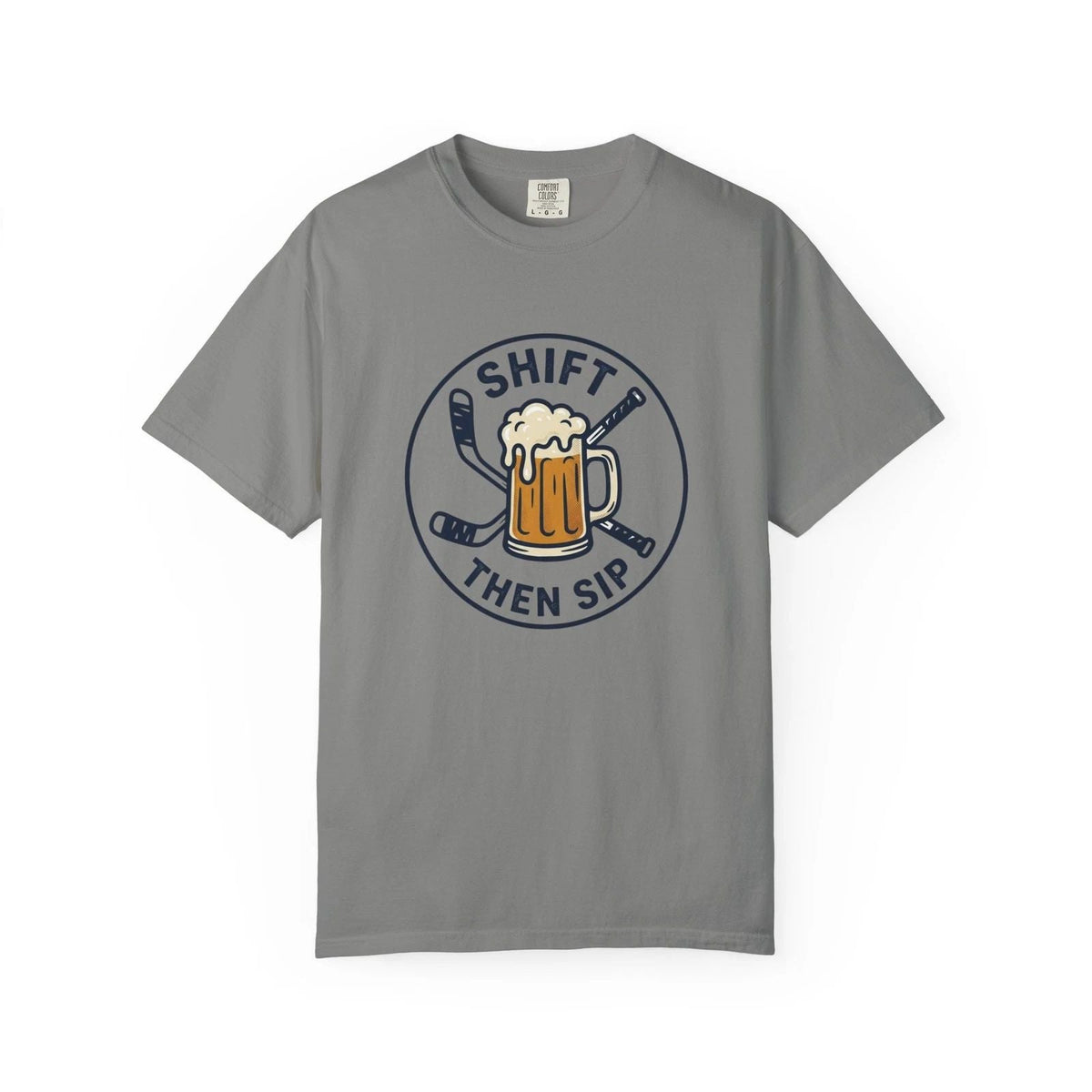 Shift Then Sip Hockey Shirt - Beer League Adult Unisex Hockey Gift Unisex