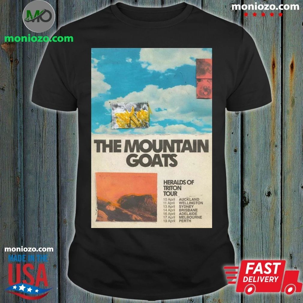 Original The Mountain Goats Heralds Of Triton Tour 26 Poster Shirt Unisex