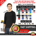 Bella + Canvas Unisex 3/4-Sleeve Baseball 3200 Top T Shirt XS-2XL Tee Unisex