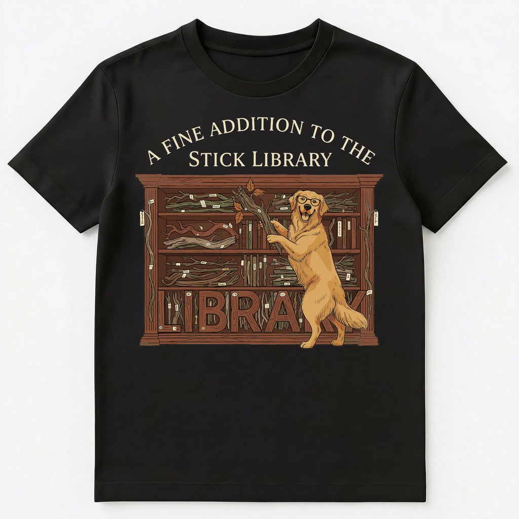 Dog Lover Golden Retriever Stick Librarian Dog Parent Unisex Unisex