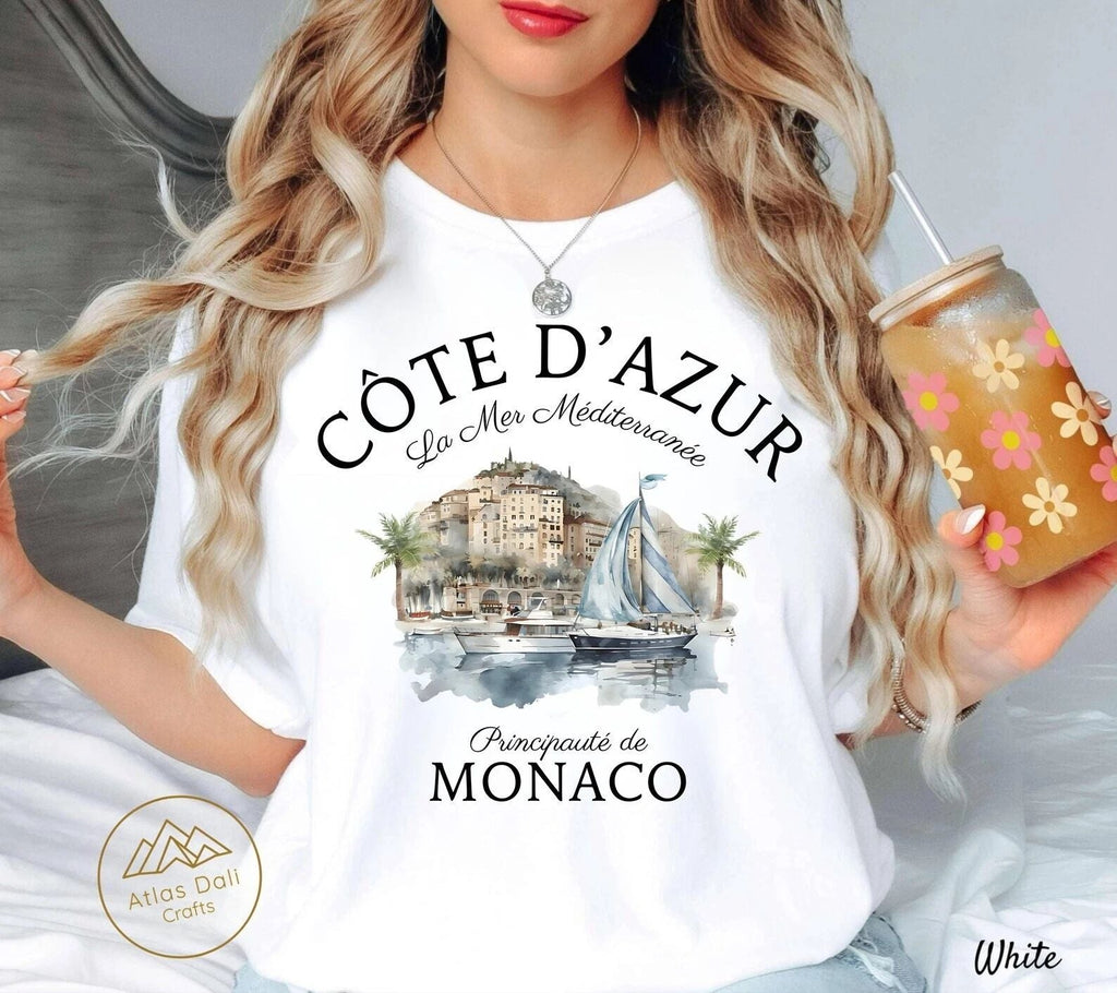 Monaco Côte d'Azur Unisex Shirt Travel Gift Monaco Trip Souvenir Tee Unisex