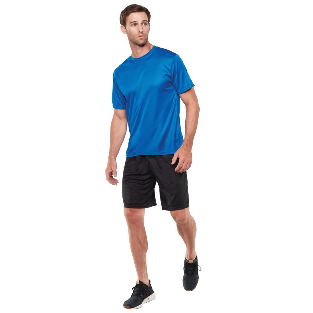 Augusta Sportswear Men's Crew Neck Moisture Wick Self Short Sleeves 790 Unisex