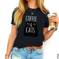 Black Cat Coffee for Cat Lovers - Cute Cartoon Unisex